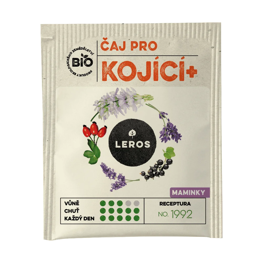 LEROS Tè per l’allattamento+ BIO - filtri (20 x 2 g) - favorisce la produzione di latte materno