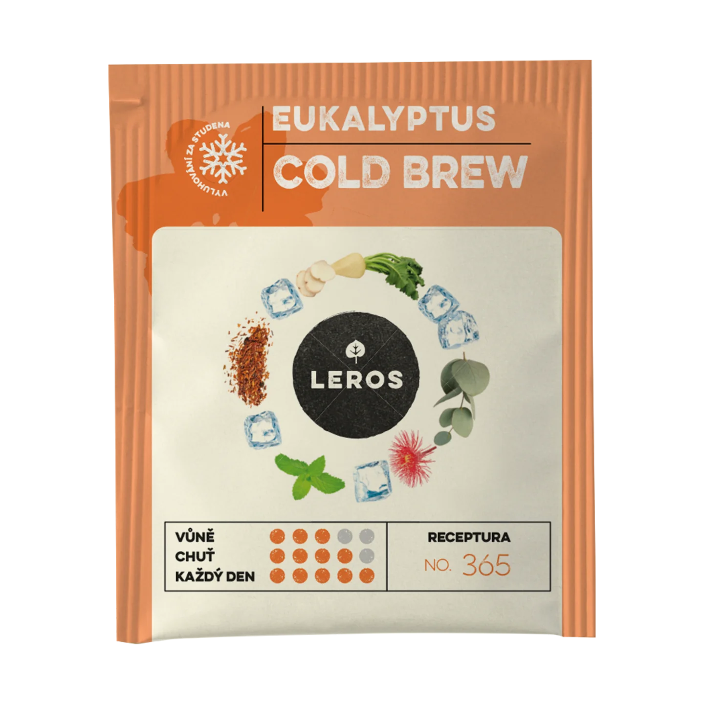 LEROS Miscela di erbe Eucalipto Cold Brew - filtri (20 x 1,8 g) - per preparare tè freddo