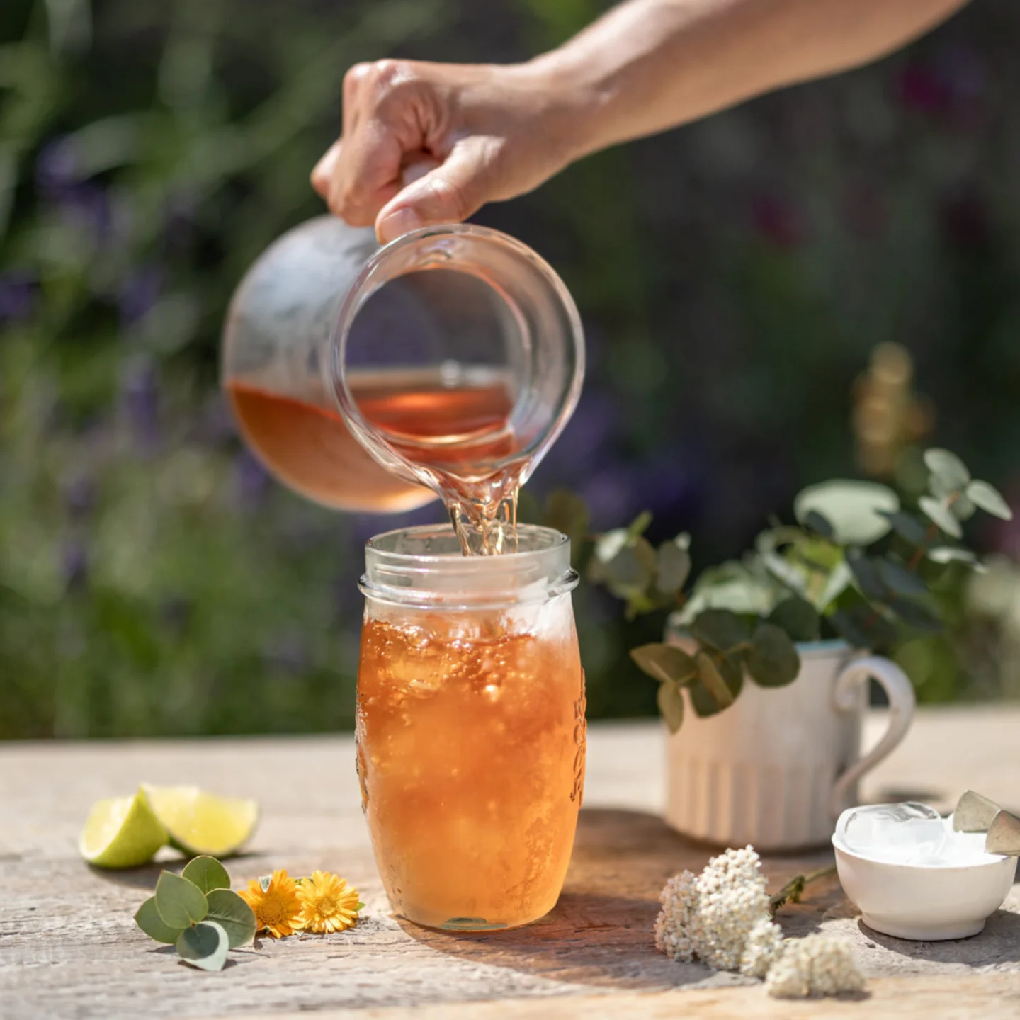 LEROS Miscela di erbe Eucalipto Cold Brew - filtri (20 x 1,8 g) - per preparare tè freddo