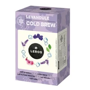 LEROS Miscela di erbe Lavanda Cold Brew - bustine filtro (20 x 1,2 g) - per preparare tè freddo