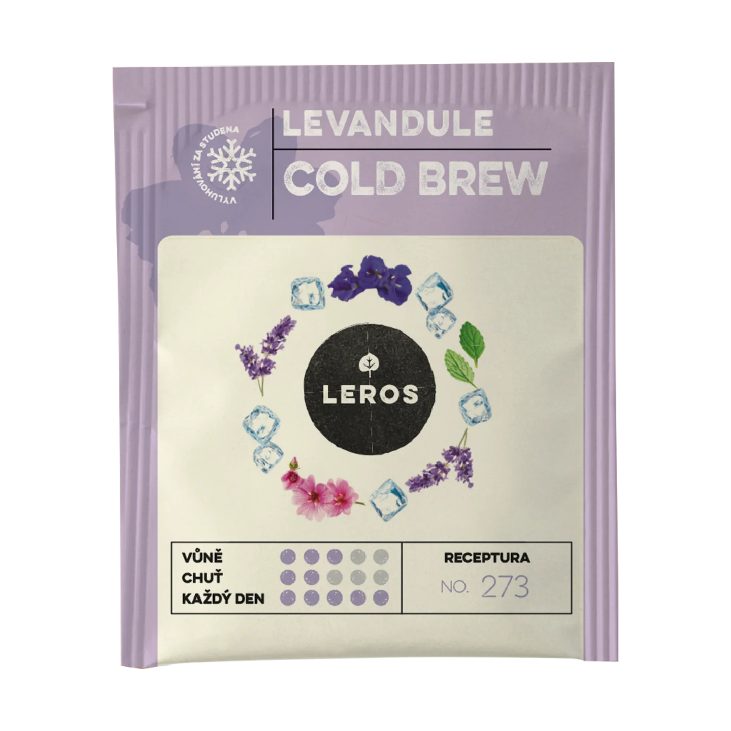 LEROS Miscela di erbe Lavanda Cold Brew - bustine filtro (20 x 1,2 g) - per preparare tè freddo