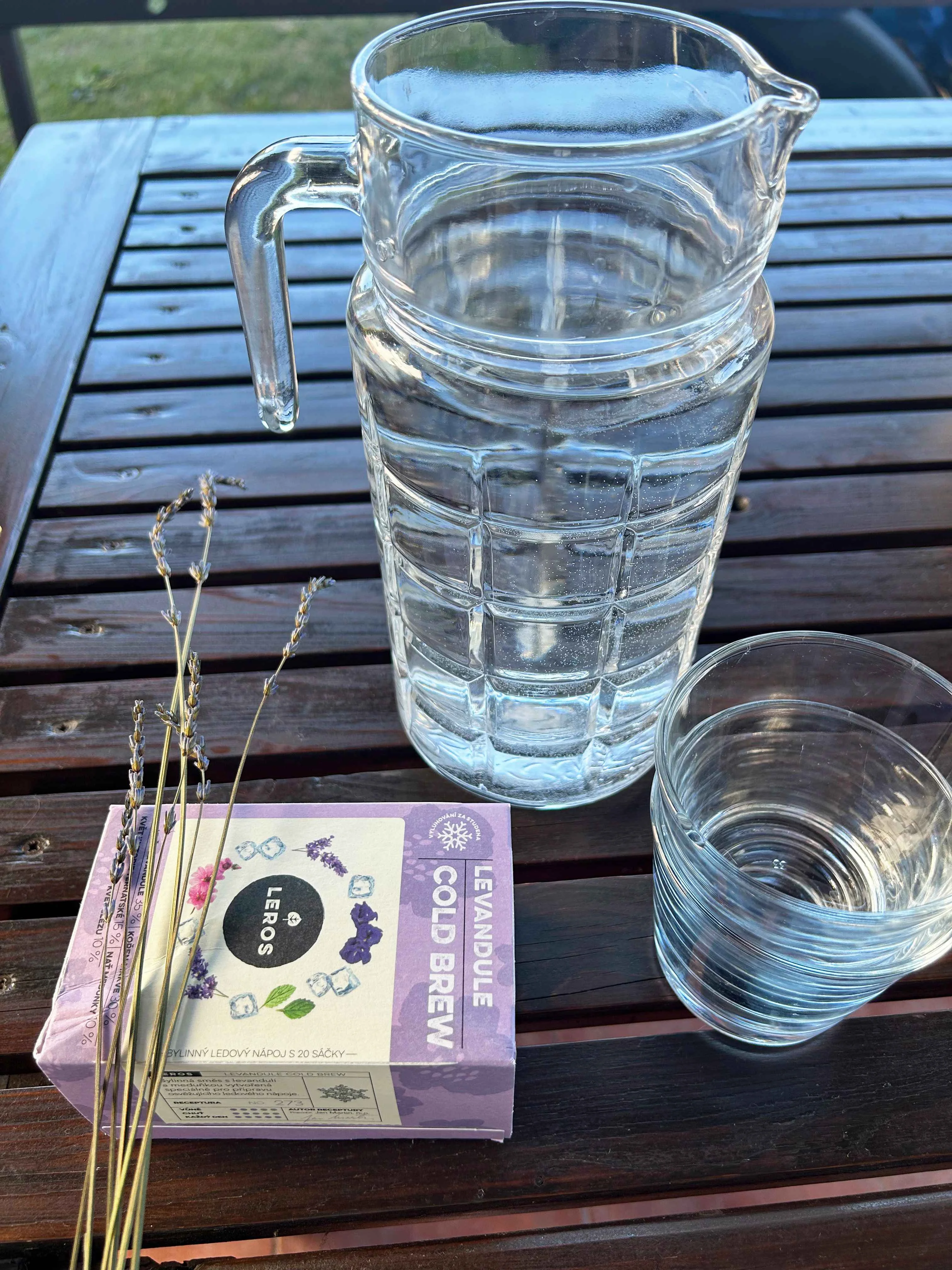 LEROS Miscela di erbe Lavanda Cold Brew - bustine filtro (20 x 1,2 g) - per preparare tè freddo