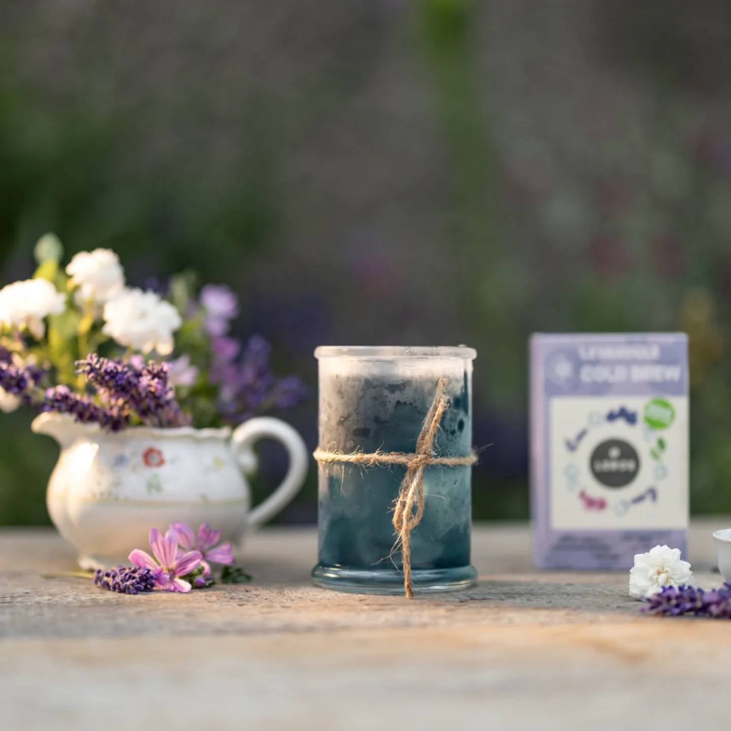 LEROS Miscela di erbe Lavanda Cold Brew - bustine filtro (20 x 1,2 g) - per preparare tè freddo