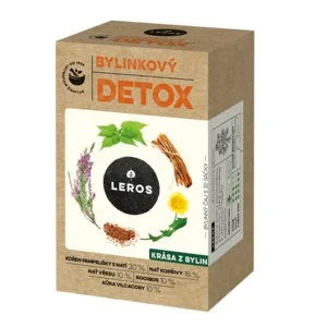 LEROS Tisana Detox alle erbe - bustine filtro (20 x 1,5 g) - per la depurazione dell'organismo