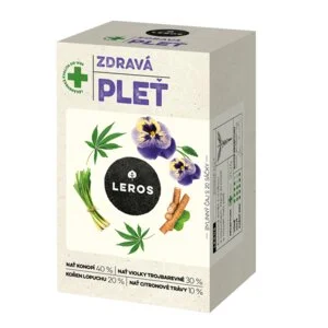 LEROS Tisana Pelle Sana - bustine filtro (20 x 1,5 g) - purifica e illumina la pelle