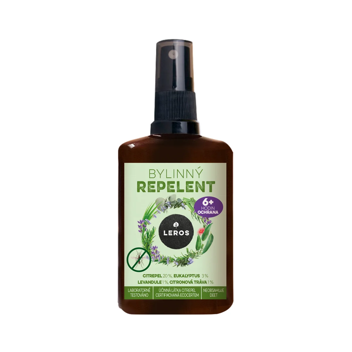 LEROS Repellente alle erbe (100 ml) - contro zanzare e zecche