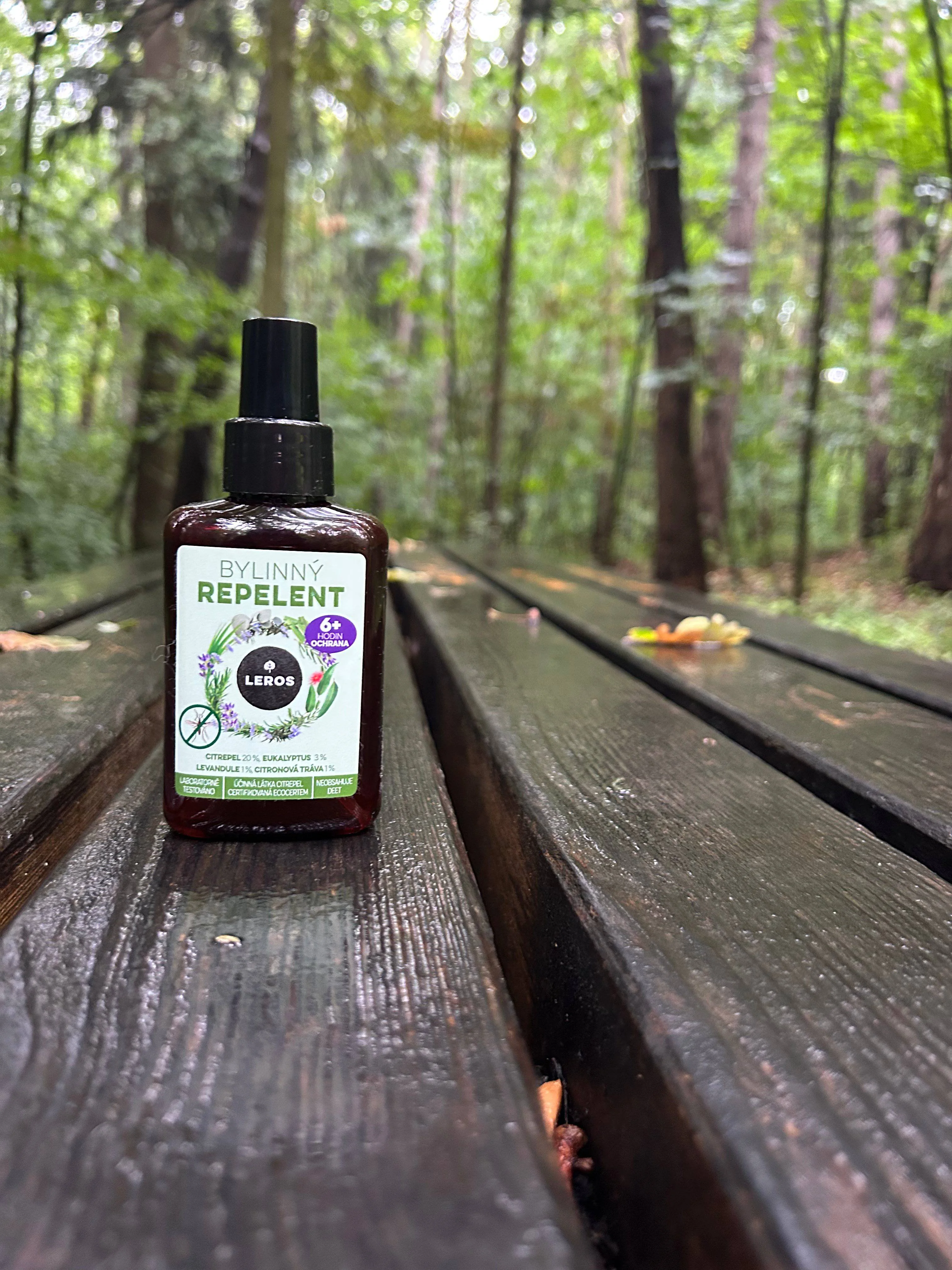 LEROS Repellente alle erbe (100 ml) - contro zanzare e zecche