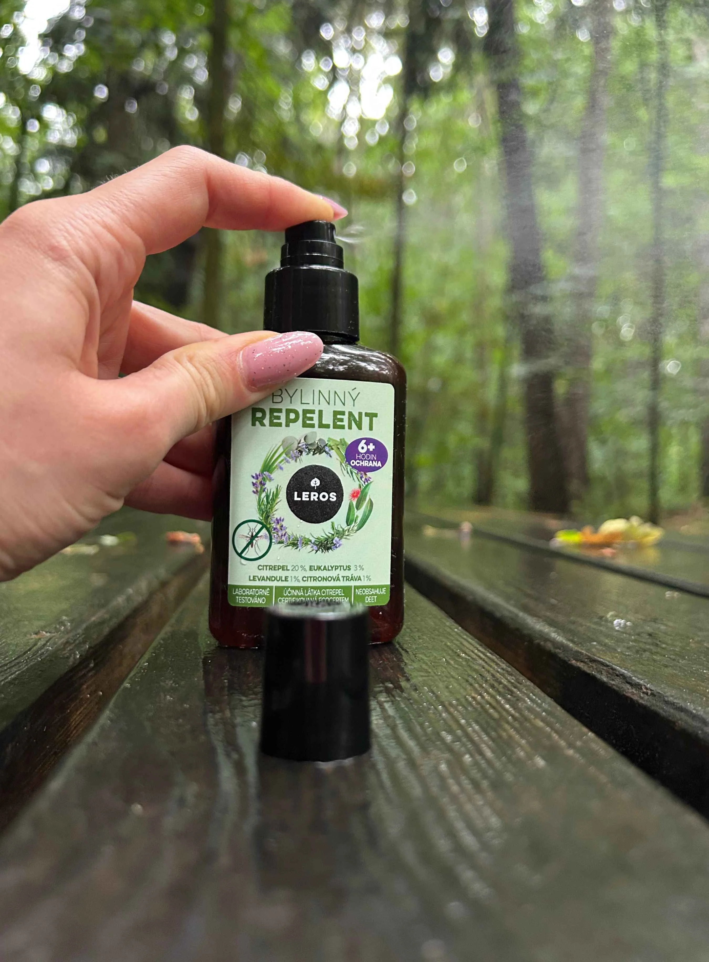 LEROS Repellente alle erbe (100 ml) - contro zanzare e zecche