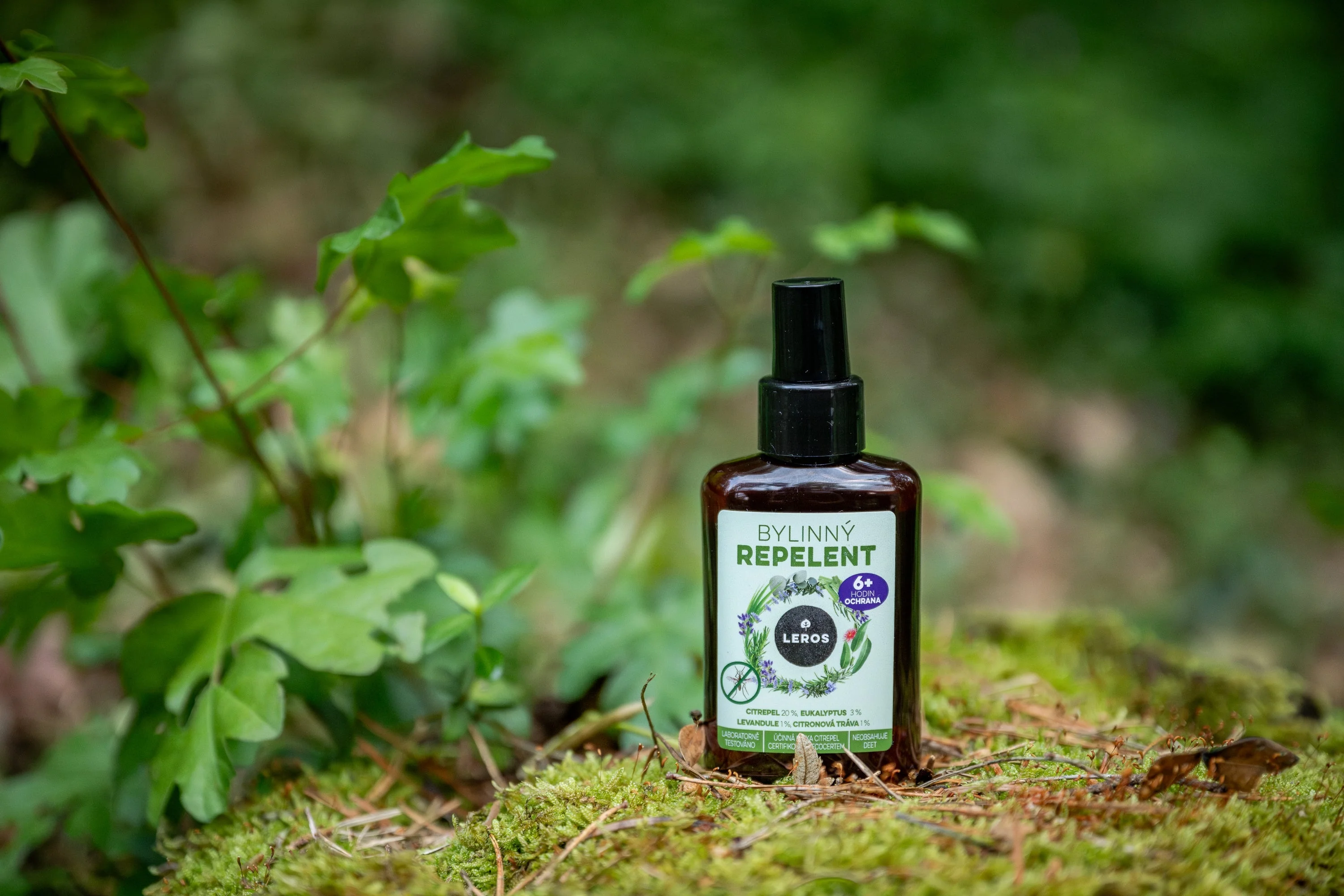 LEROS Repellente alle erbe (100 ml) - contro zanzare e zecche