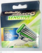 Mach3 Sensitive lame di ricambio 4 pz per uomo
