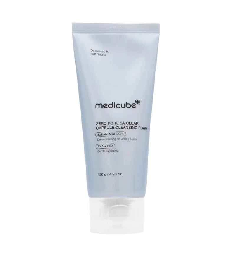 Zero Pore Capsule Cleansing Foam schiuma detergente per la pulizia profonda dei pori con capsule di esosomi e AHA-BHA-PHA 120 g