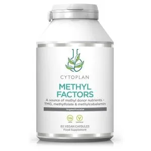 Cytoplan METHYL FACTORS - B1 Betaina B2 B6 Acido folico (L-metilfolato) Vitamina B12 e Zinco, 60 capsule