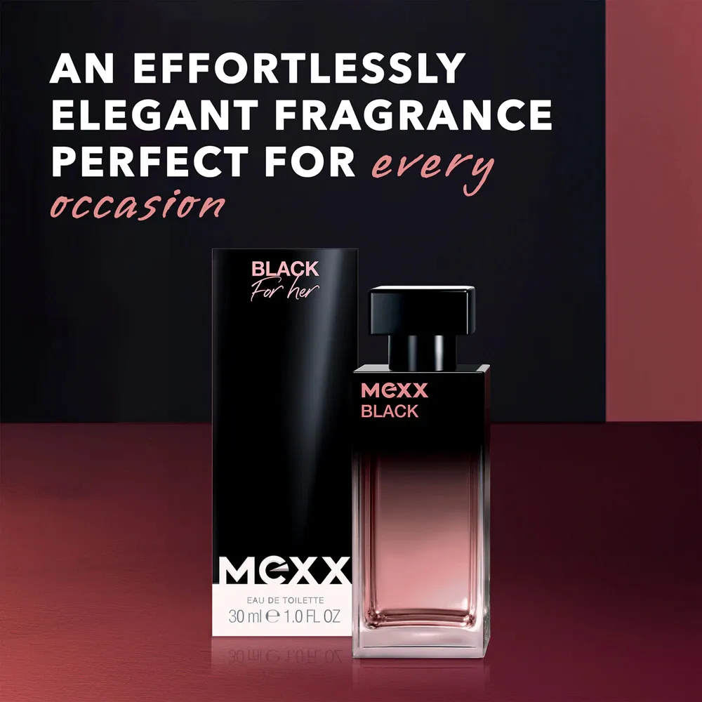 Black For Her acqua di colonia per donne 30 ml