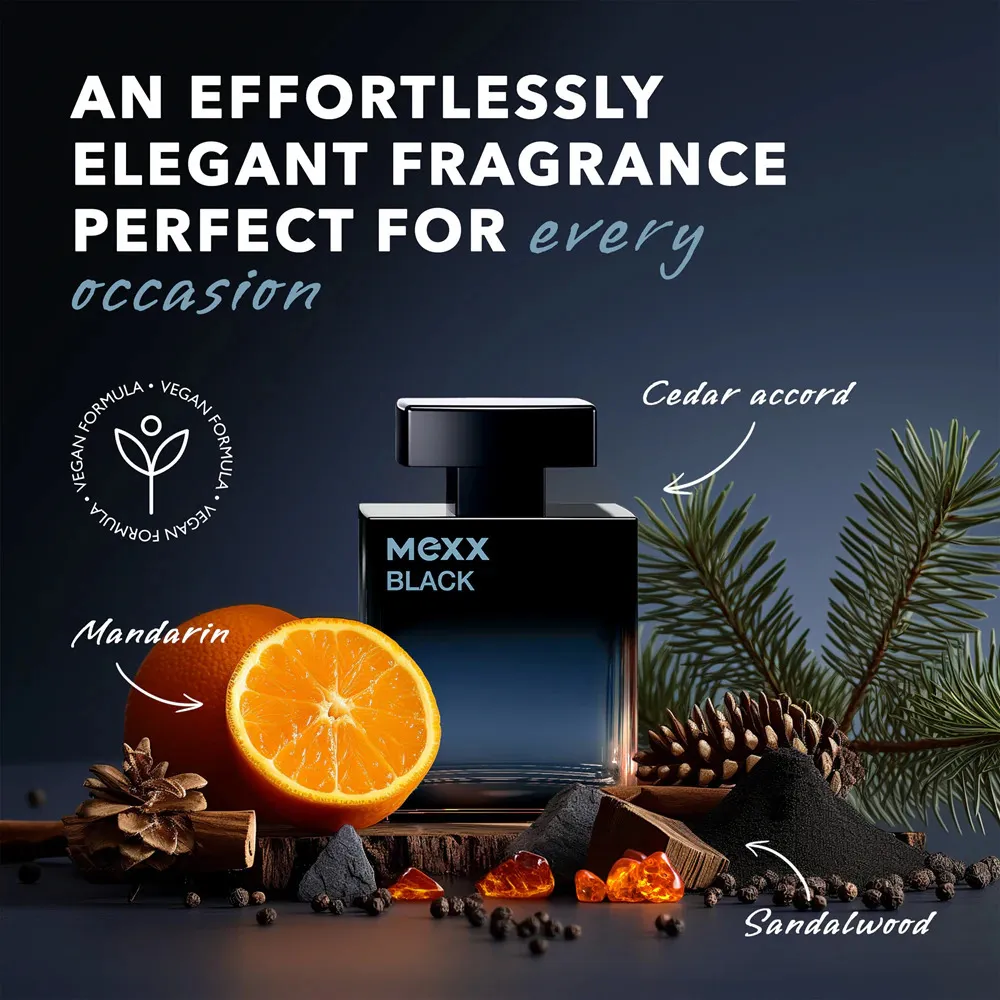 Black Man eau de parfum per uomo 50 ml