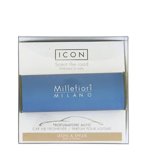 Millefiori Icon Classic Legni & Spezie profumo per auto blu