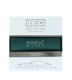 Millefiori Icon Classic White Musk profumo per auto verde