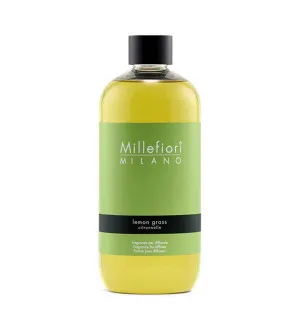 Millefiori Milano Lemon Grass ricarica per diffusori di aromi 500 ml