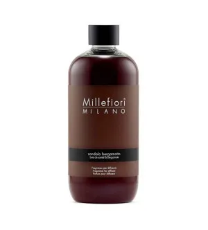 Millefiori Milano Sandalo Bergamotto ricarica per diffusori di aromi 500 ml