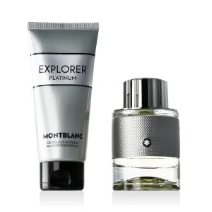 Montblanc Explorer Platinum Eau de Parfum per uomo 60 ml + gel doccia corpo e capelli