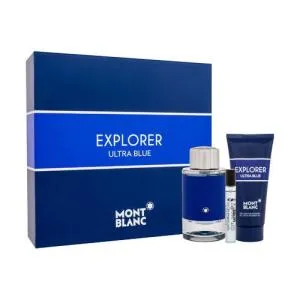 Montblanc Explorer Ultra Blue EDP 100 ml + EDP MINI 7,5 ml + SG per il corpo e i capelli 100 ml M