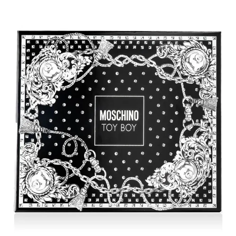 Moschino Toy Boy Eau de Parfum 50 ml + Balsamo Dopobarba 50 ml + Gel Doccia 50 ml Uomo