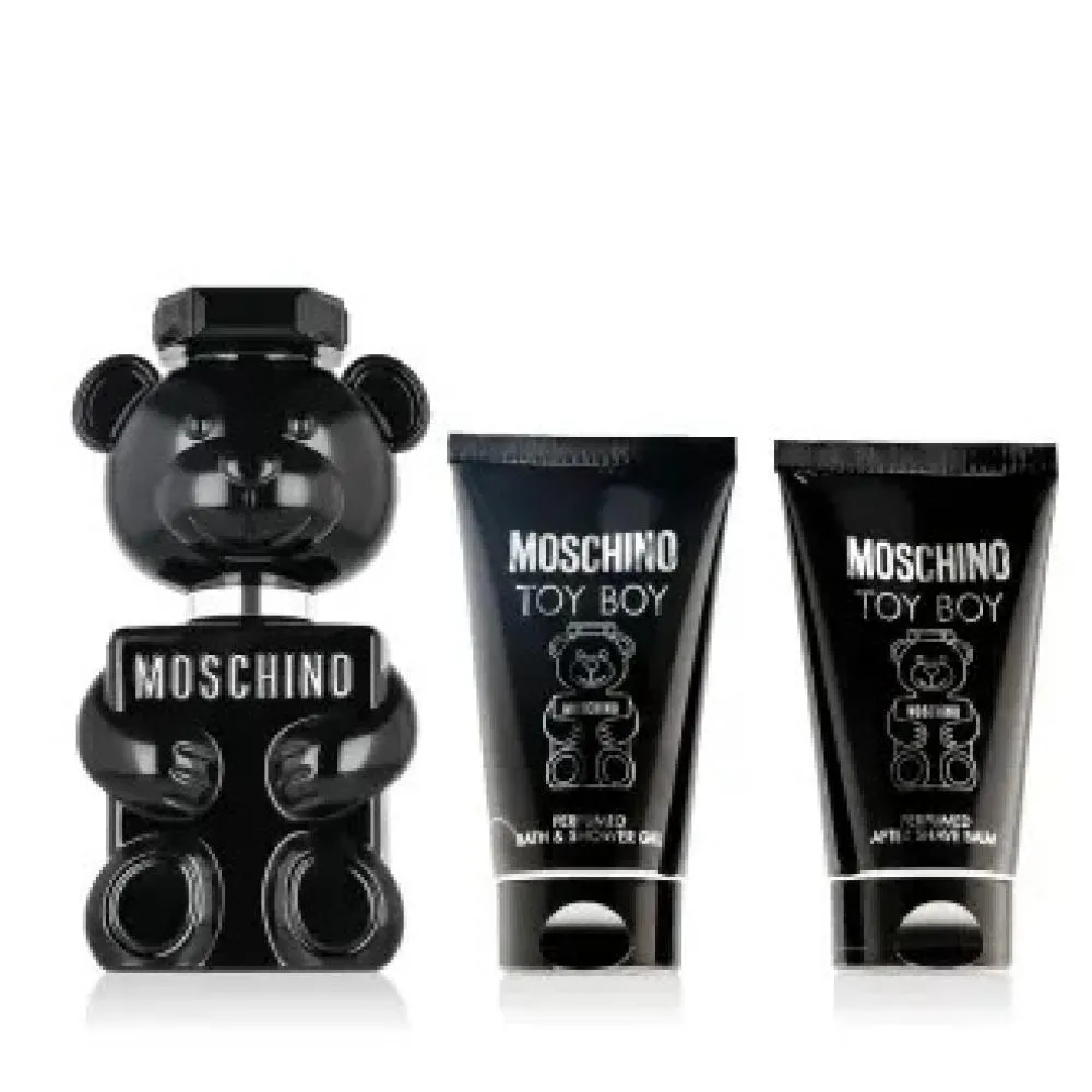 Moschino Toy Boy Eau de Parfum 50 ml + Balsamo Dopobarba 50 ml + Gel Doccia 50 ml Uomo