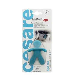Mr&Mrs Fragrance Cesare New Car profumatore per auto azzurro chiaro