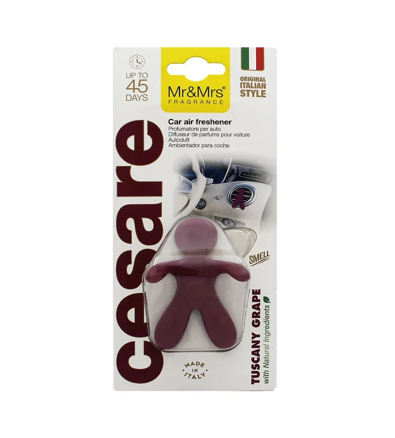 Cesare Tuscany Grape profumatore per auto viola