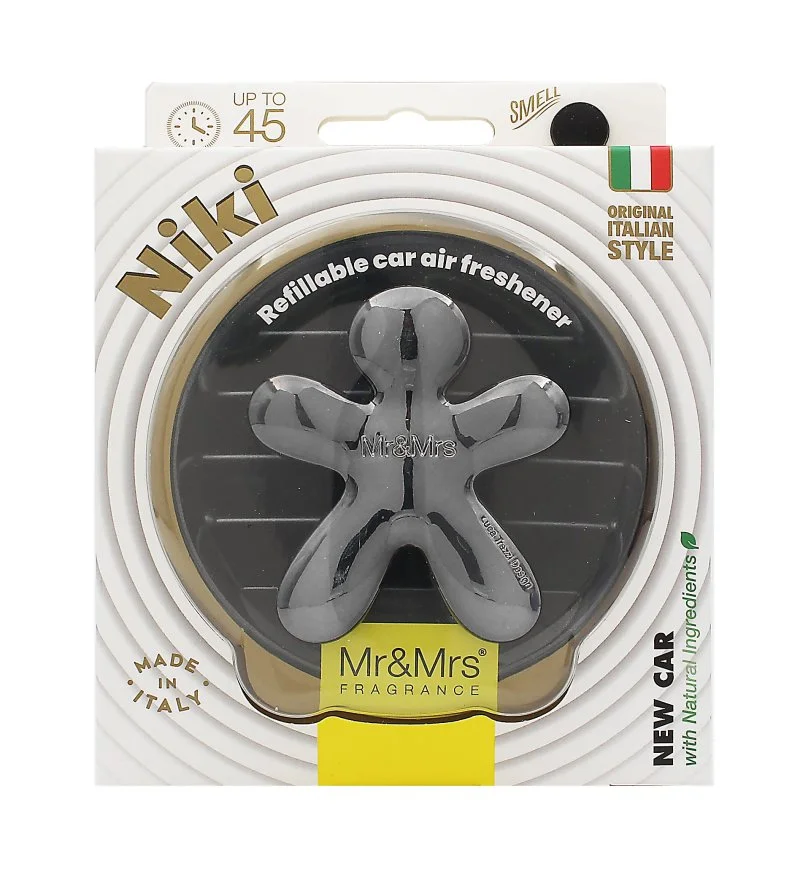 Niki Titanium Chrome New Car profumatore per auto