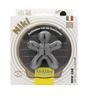 Mr&Mrs Fragrance Niki Titanium Chrome New Car profumatore per auto