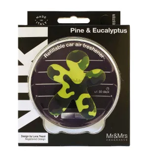 Mr&Mrs Fragrance Niki Pine & Eucalyptus Profumo per auto