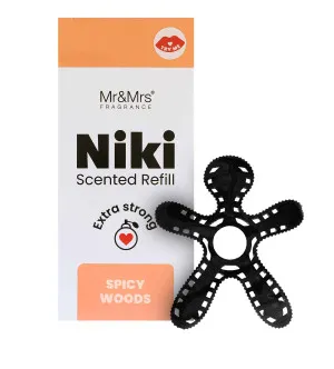 Mr&Mrs Fragrance Niki Spicy Woods ricarica profumo per auto