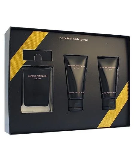 For Her Eau de Toilette da donna set regalo 50 ml + latte corpo 50 ml + gel doccia