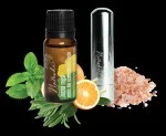 Natasha Set di aromaterapia con inalatore - Mente lucida - arancia fresca, menta piperita e rosmarino