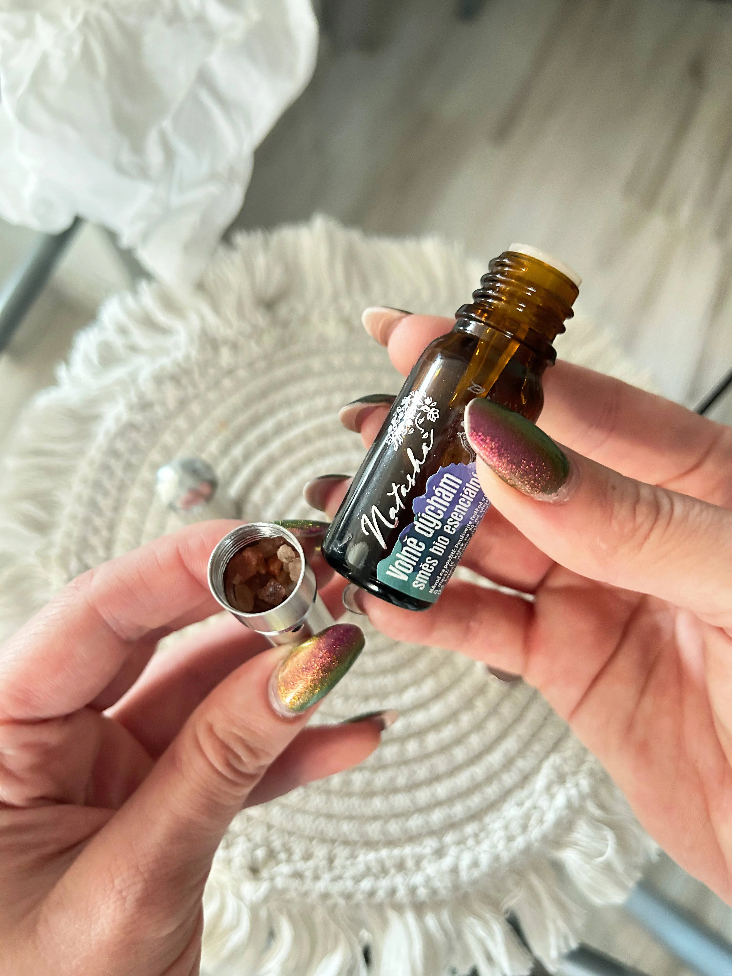 Natasha Set aromaterapico con inalatore - Respiro liberamente - aiuto in caso di naso chiuso