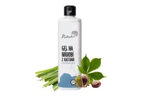 Natasha Gel per piatti a base di castagne alla citronella 500 ml - efficace contro il grasso, delicato sulla pelle
