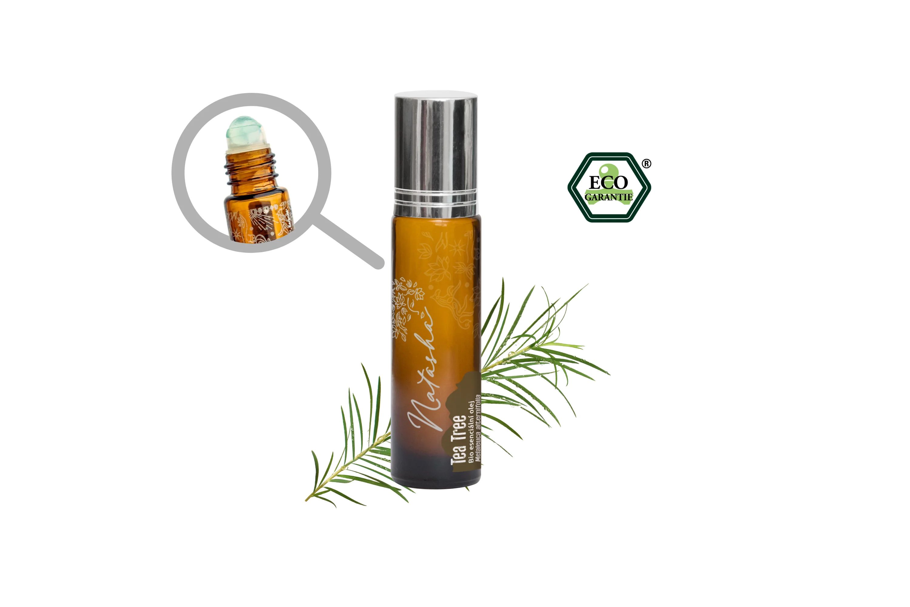 Natasha Roll-on Olio essenziale Tea Tree BIO (10 ml) - piccolo aiuto in viaggio