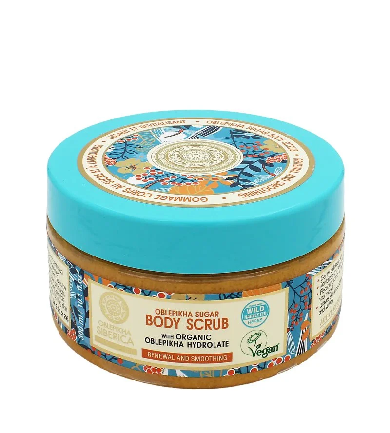 Oblepikha Siberica Renewal And Smoothing Scrub corpo rivitalizzante naturale 300 g