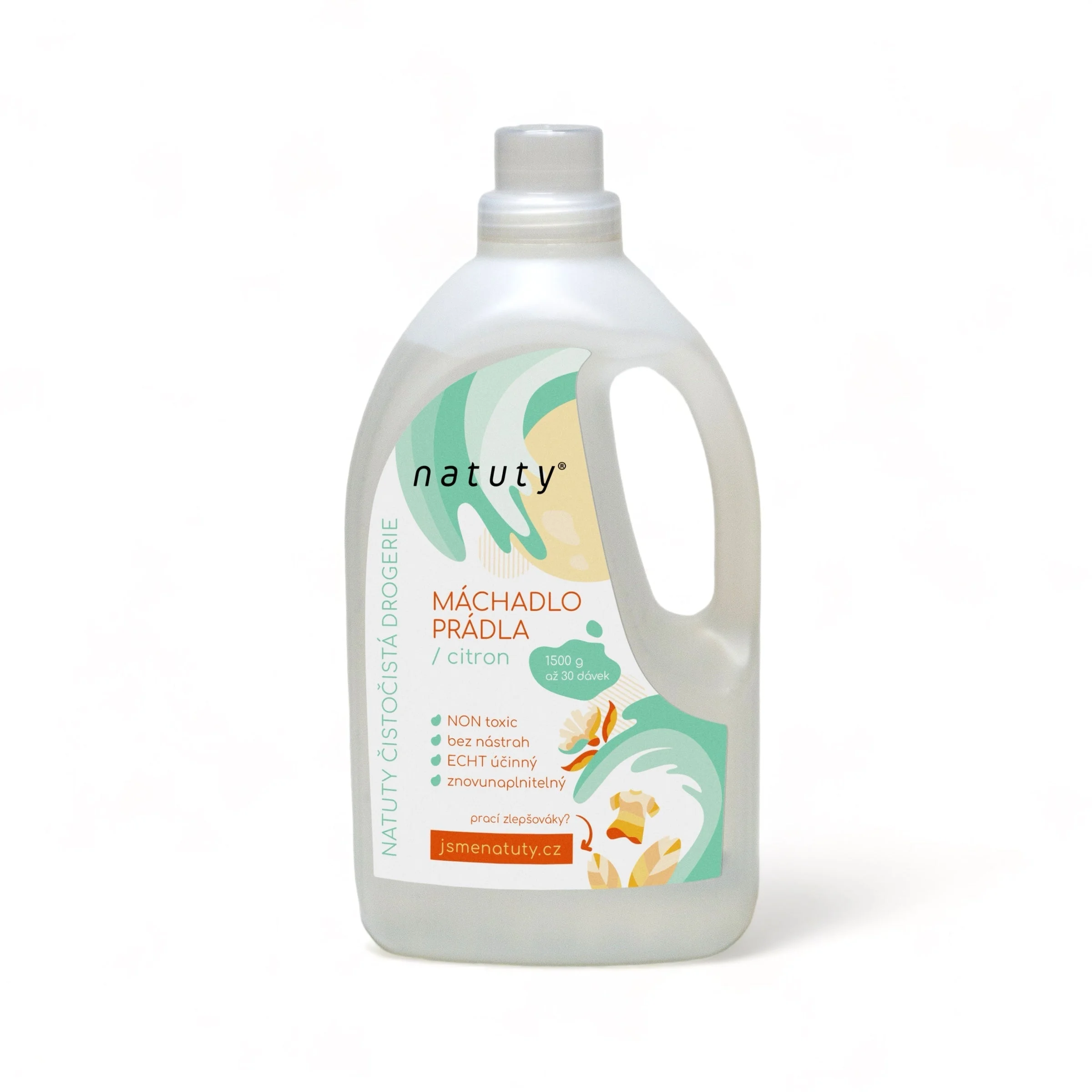Natuty Additivo per il risciacquo del bucato al profumo di limone 1,5 l