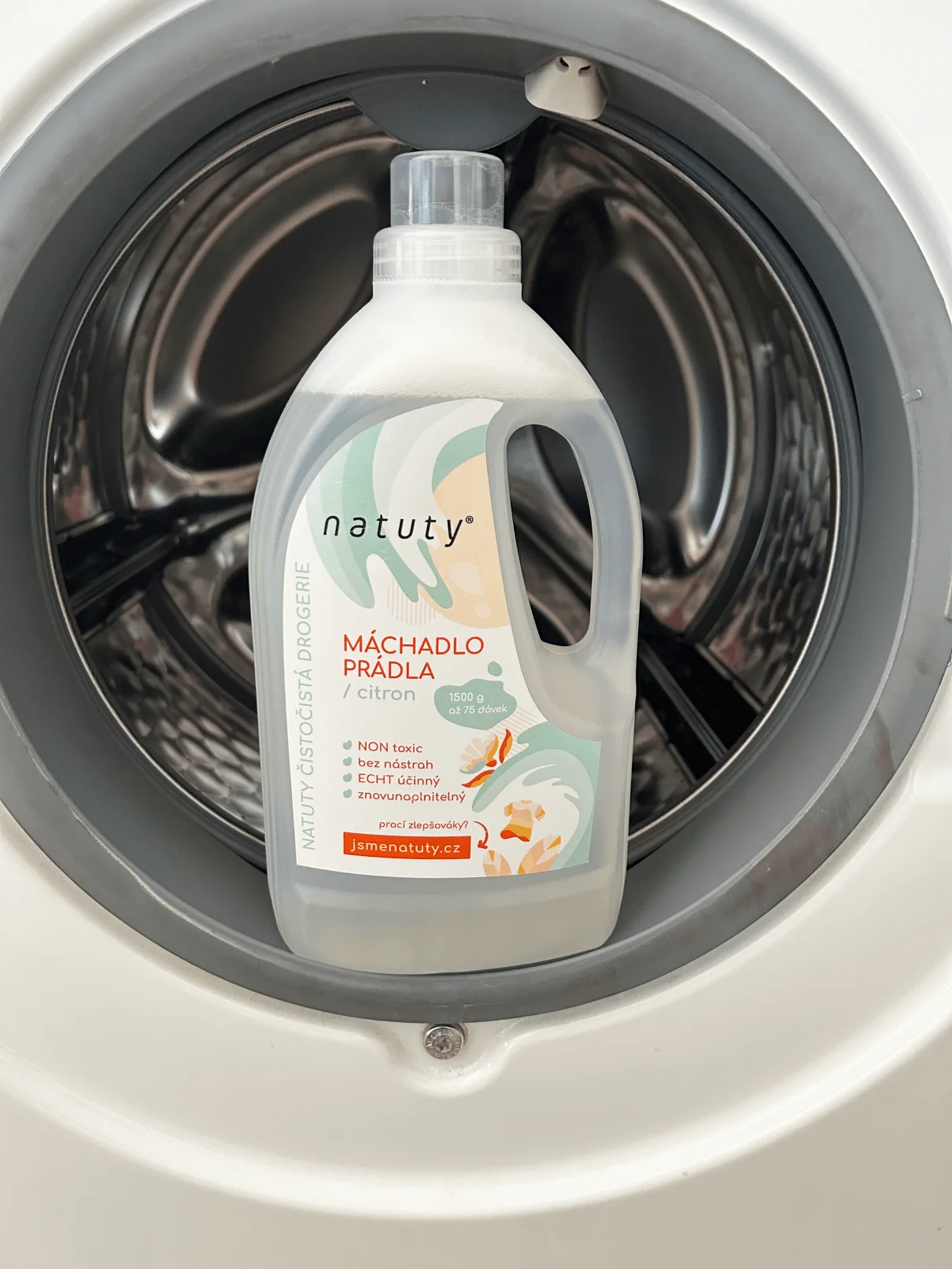 Natuty Additivo per il risciacquo del bucato al profumo di limone 1,5 l