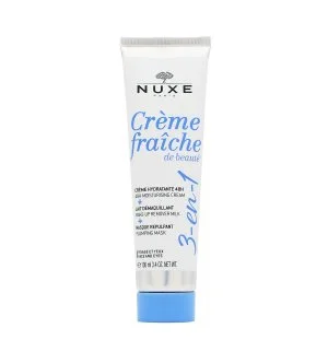 Nuxe Crème Fraîche de Beauté 3 in 1 crema idratante, latte detergente e maschera viso