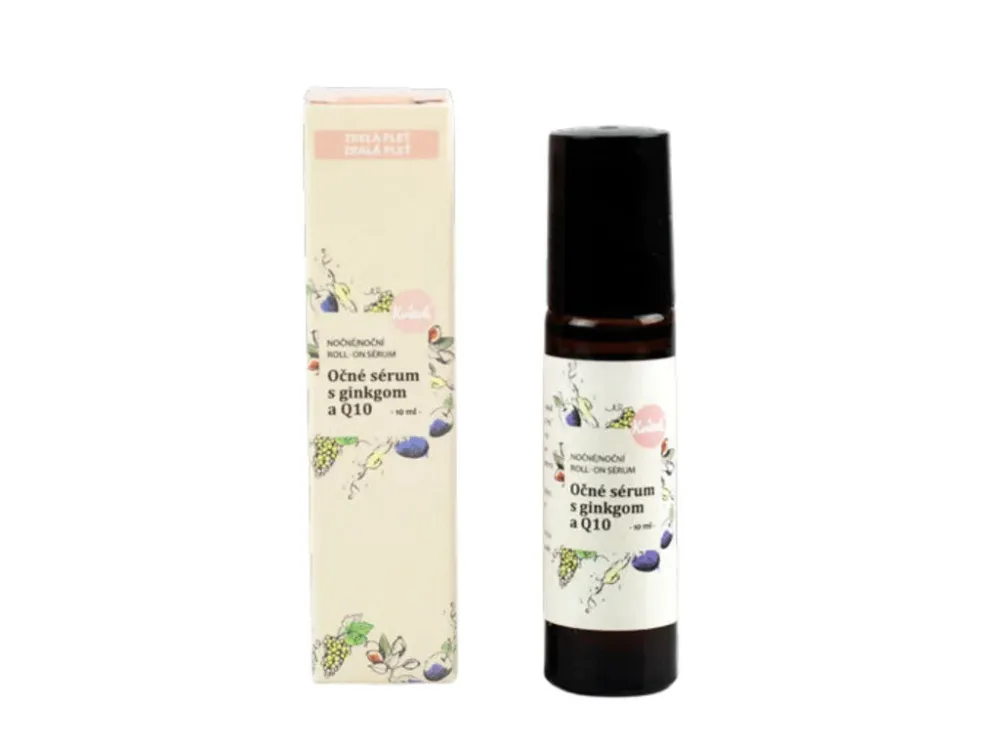 Kvitok Siero occhi con Ginkgo e Q10 - Notte 10 ml Roll-on