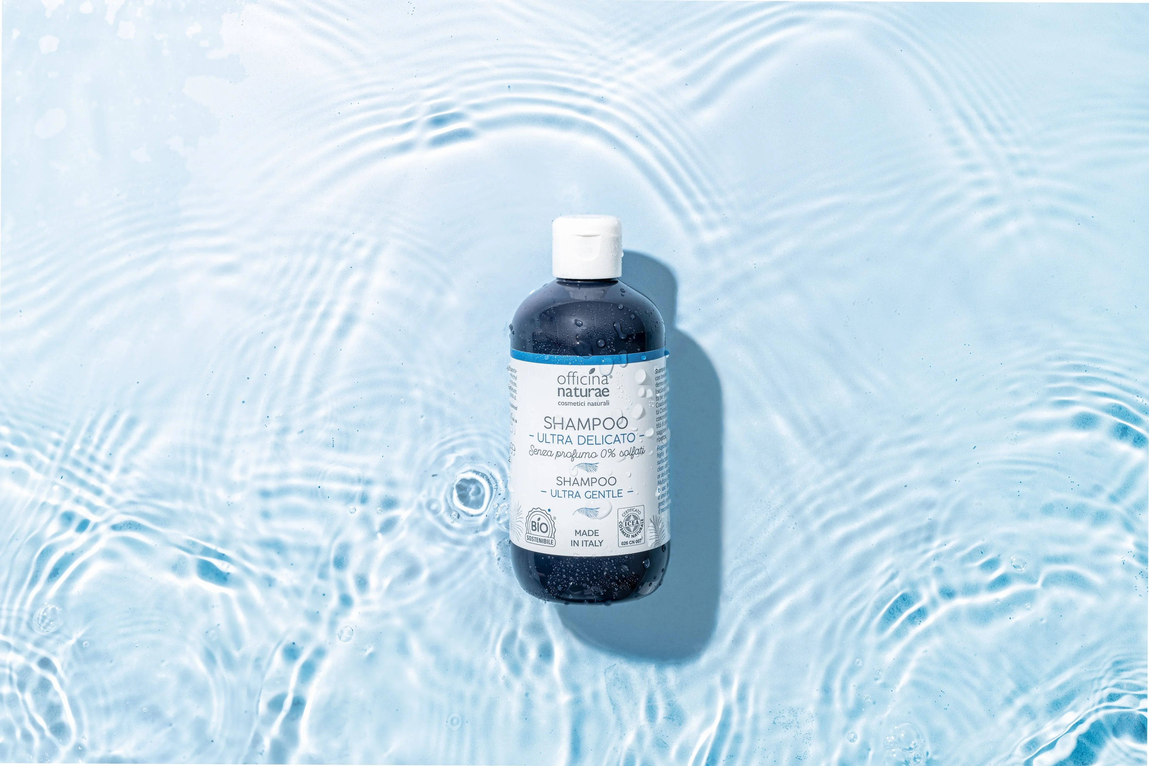 Officina Naturae Shampoo per cuoio capelluto molto sensibile Ultra Delicato (250 ml) - adatto anche alle persone con MCS