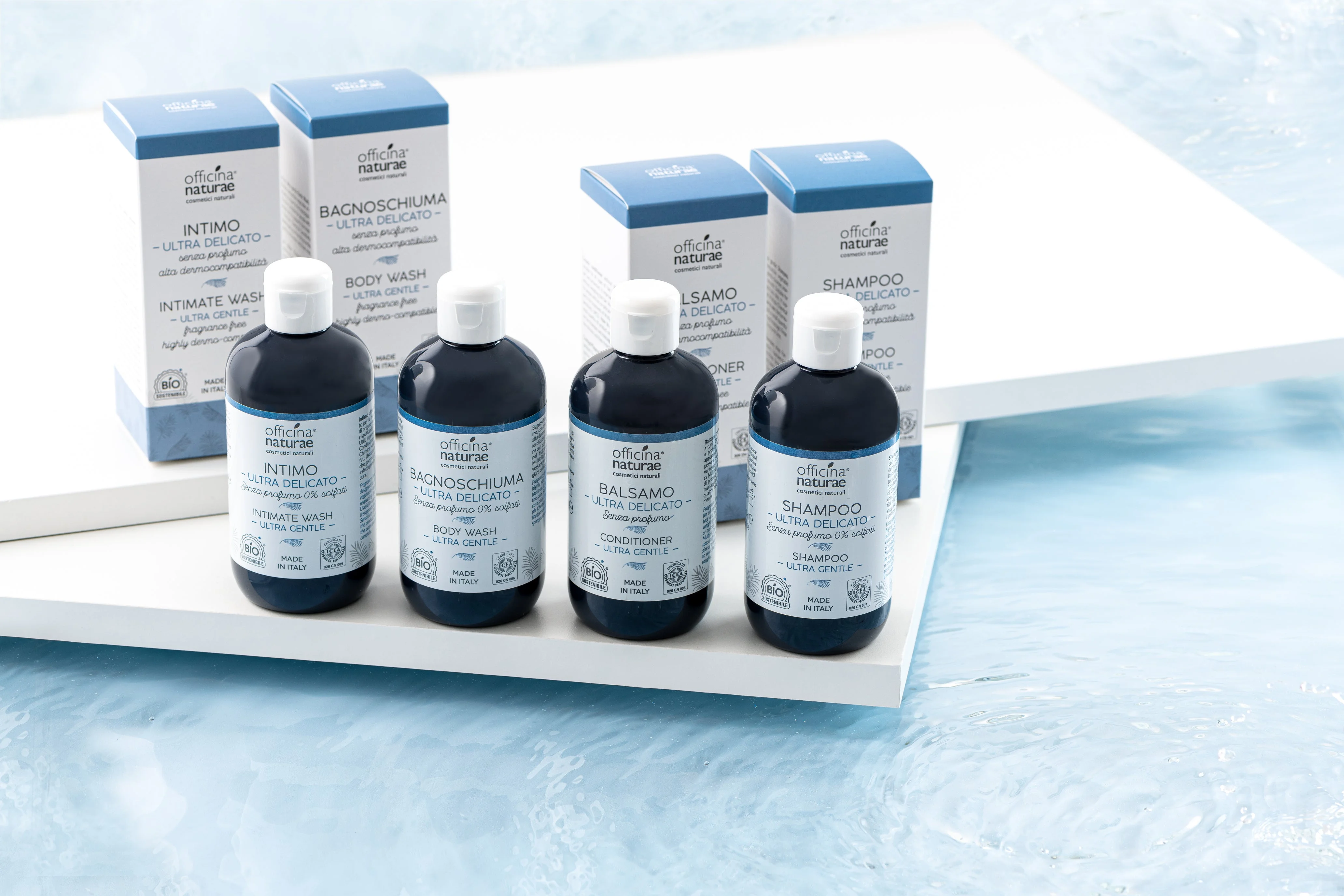 Officina Naturae Shampoo per cuoio capelluto molto sensibile Ultra Delicato (250 ml) - adatto anche alle persone con MCS