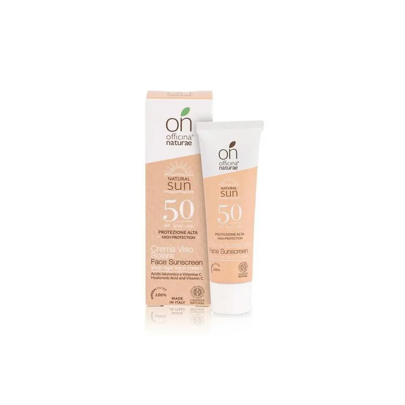 Officina Naturae Crema solare viso SPF 50 - rassodante (30 ml) - per tutti i tipi di pelle