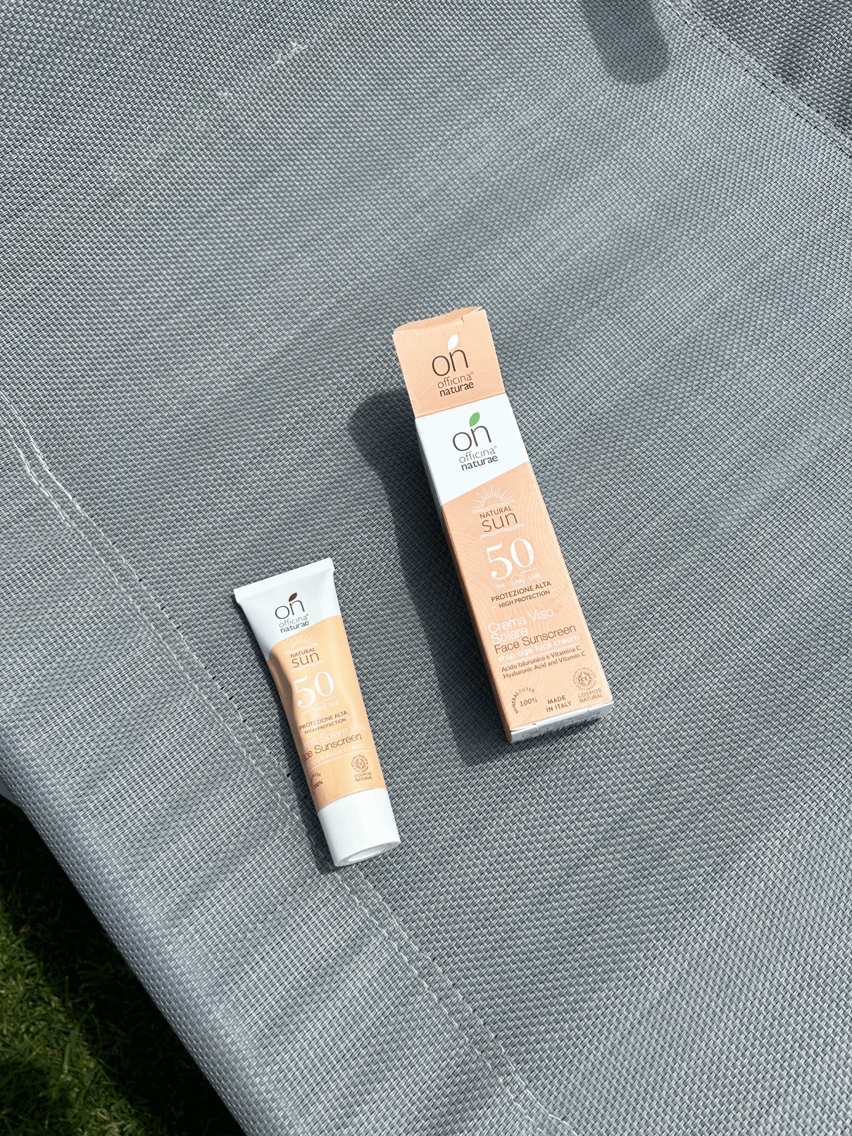 Officina Naturae Crema solare viso SPF 50 - rassodante (30 ml) - per tutti i tipi di pelle
