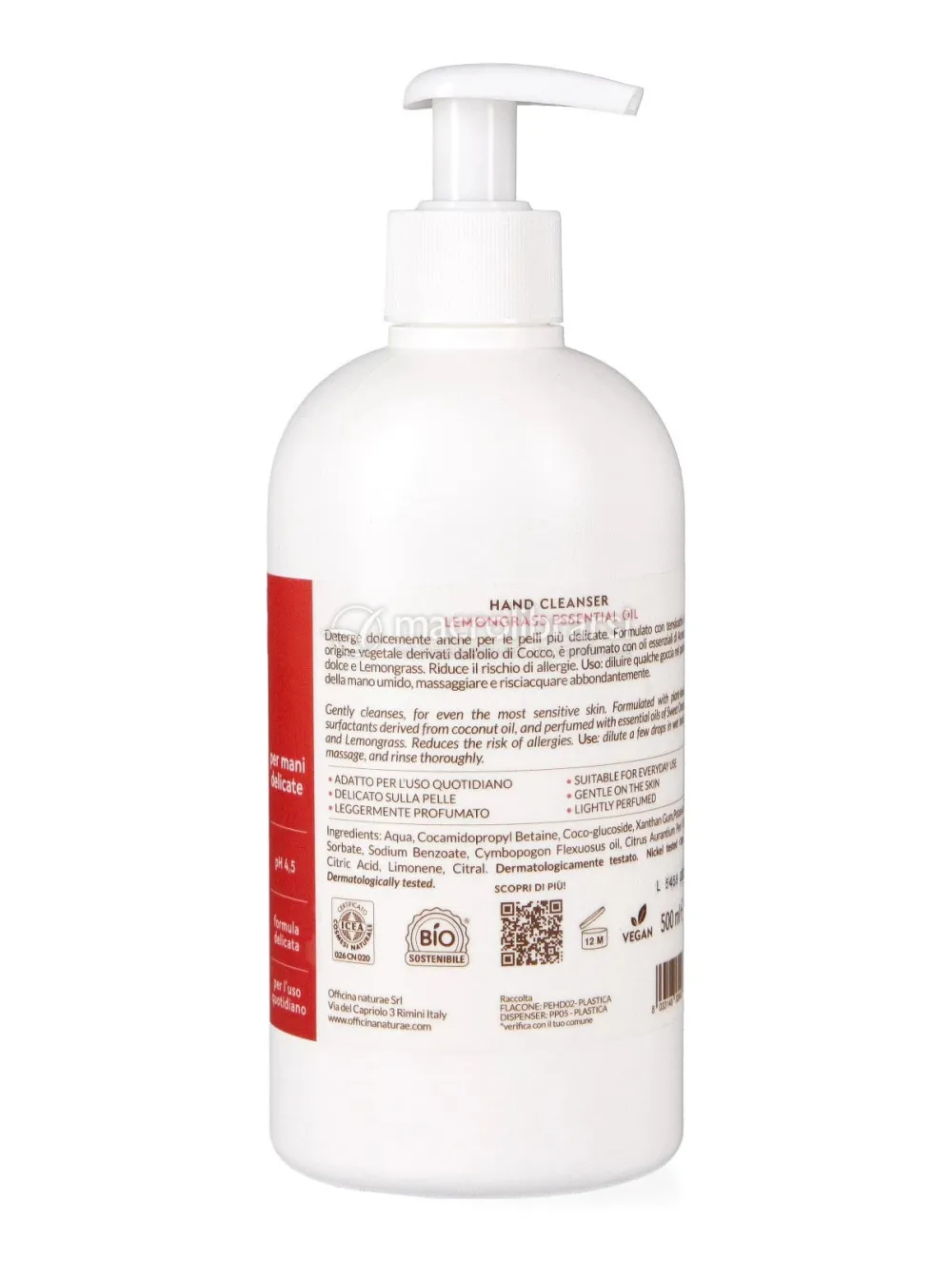 Officina Naturae Sapone liquido per le mani Natú (500 ml)