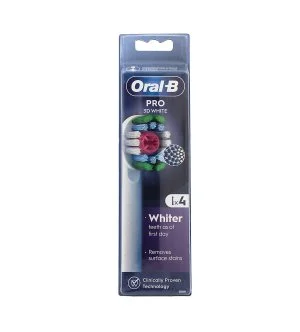 Oral-B Pro 3D White testine di ricambio 4 pz.