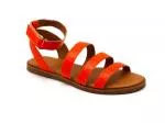 Perky Orange Croco Desert Sandal