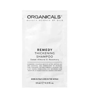 Organicals REMEDY Thickening Shampoo Sweet Almond & Rosemary shampoo rinforzante per capelli fini